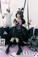 画像9: 【ToAlice】L1312小悪魔ジャカードリボンワンピース (9)