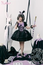 画像11: 【ToAlice】L1312小悪魔ジャカードリボンワンピース (11)