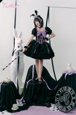 画像12: 【ToAlice】L1312小悪魔ジャカードリボンワンピース (12)