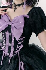 画像13: 【ToAlice】L1312小悪魔ジャカードリボンワンピース (13)