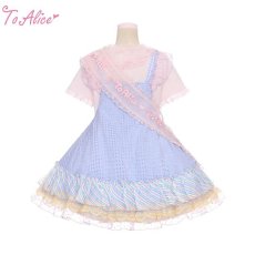 画像5: 【ToAlice】S2816パステルリボンエシャルプ【30％OFF】 (5)