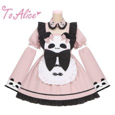 画像6: 【Last one】【ToAlice】S2799パンダデザインフレアつけ袖【50％OFF】 (6)