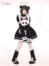 画像11: 【Last one】【ToAlice】S2799パンダデザインフレアつけ袖【50％OFF】 (11)