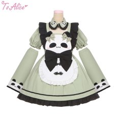 画像5: 【Last one】【ToAlice】S2799パンダデザインフレアつけ袖【50％OFF】 (5)