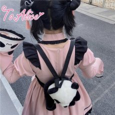 画像16: 【Last one】【ToAlice】S2799パンダデザインフレアつけ袖【50％OFF】 (16)