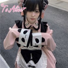 画像15: 【Last one】【ToAlice】S2799パンダデザインフレアつけ袖【50％OFF】 (15)