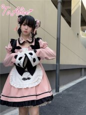 画像18: 【Last one】【ToAlice】S2799パンダデザインフレアつけ袖【50％OFF】 (18)
