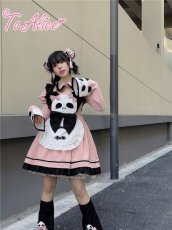 画像19: 【Last one】【ToAlice】S2799パンダデザインフレアつけ袖【50％OFF】 (19)