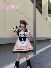 画像21: 【Last one】【ToAlice】S2799パンダデザインフレアつけ袖【50％OFF】 (21)