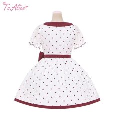 画像2: 【ToAlice】L1339ラブレターアシンメトリーワンピース【50％OFF】 (2)