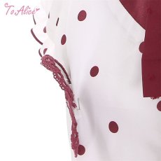 画像4: 【ToAlice】L1339ラブレターアシンメトリーワンピース【50％OFF】 (4)