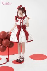 画像7: 【ToAlice】L1339ラブレターアシンメトリーワンピース【50％OFF】 (7)