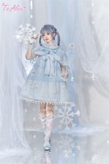 画像5: 【ToAlice】L1347雪の結晶フード付きケープ (5)