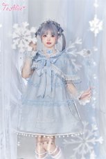 画像6: 【ToAlice】L1347雪の結晶フード付きケープ (6)