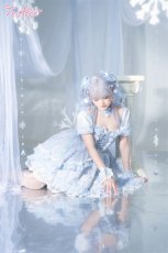 画像6: 【Last one】【ToAlice】L1348雪の結晶レースアップワンピース (6)
