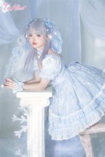 画像8: 【Last one】【ToAlice】L1348雪の結晶レースアップワンピース (8)