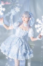 画像10: 【Last one】【ToAlice】L1348雪の結晶レースアップワンピース (10)
