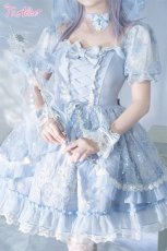 画像12: 【Last one】【ToAlice】L1348雪の結晶レースアップワンピース (12)