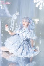画像16: 【Last one】【ToAlice】L1348雪の結晶レースアップワンピース (16)