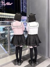 画像11: 【ToAlice】L1352ドットフリルフレアスカート【30％OFF】 (11)