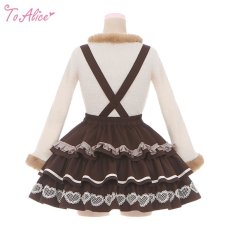 画像4: 【ToAlice】ファーもこもこリボン付きトップス【50％OFF】 (4)