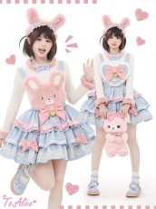 画像10: 【ToAlice】ファーもこもこリボン付きトップス【50％OFF】 (10)