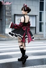 画像15: 【ToAlice】L1375ロックチェックアリスワンピースセット (15)