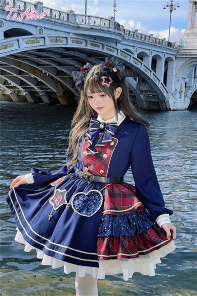 新品To Alice シャイニーアイドルワンピース [L1376 サイズS］ ToAlice】シャイニーアイドルワンピース - To Alice