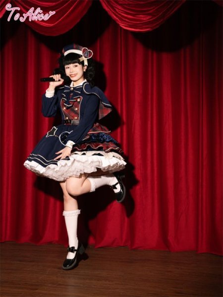 新品To Alice シャイニーアイドルワンピース [L1376 サイズS］ ToAlice】シャイニーアイドルワンピース - To Alice