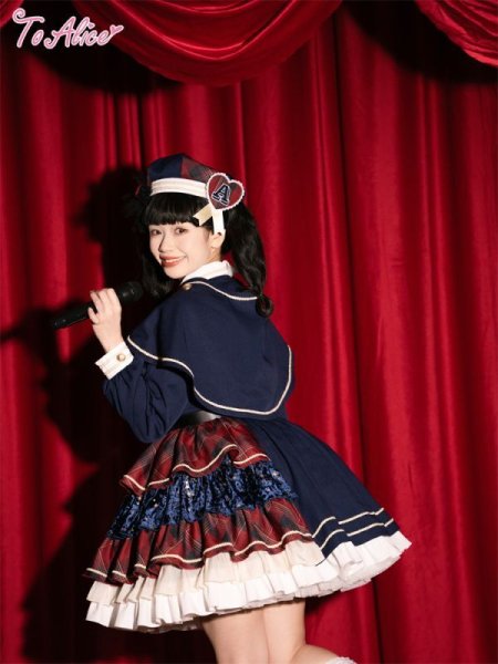 新品To Alice シャイニーアイドルワンピース [L1376 サイズS］ ToAlice】シャイニーアイドルワンピース - To Alice