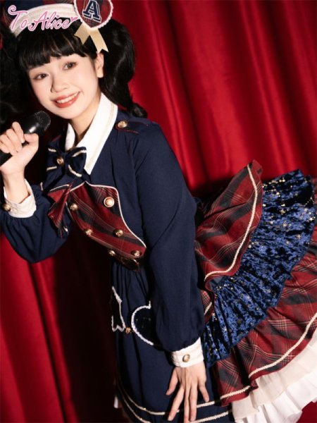 新品To Alice シャイニーアイドルワンピース [L1376 サイズS］ ToAlice】シャイニーアイドルワンピース - To Alice