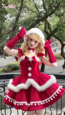画像5: 【ToAlice】S3127ふわふわポンポンリボン付きチョーカー【30%OFF】 (5)