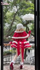 画像16: 【ToAlice】S3127ふわふわポンポンリボン付きチョーカー【30%OFF】 (16)