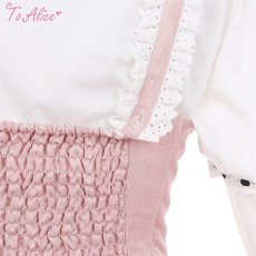 画像4: 【ToAlice】L1387小悪魔ガールビスチェ風ジャンパースカート【30％OFF】 (4)