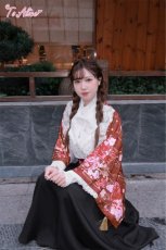 画像13: 【ToAlice】L1398袴風リボン付きプリーツスカート (13)
