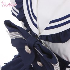 画像7: 【ToAlice】L1400マリンアイドルセーラー半袖ブラウス (7)
