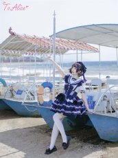 画像33: 【ToAlice】S3260マリンアイドルビッグリボンベレー帽 (33)