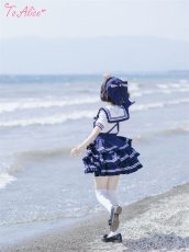 画像35: 【ToAlice】S3260マリンアイドルビッグリボンベレー帽 (35)