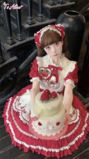 画像3: 【Last one】【ToAlice】S3264いちご庭園ハート型ヘアクリップ (3)
