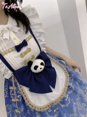 画像13: 【ToAlice】L1415パンダチャイナメイドジャンパースカート (13)