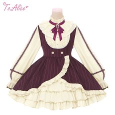 画像3: 【Last one】【ToAlice】L647ラブポエムスタンドフリルブラウス【30%OFF】 (3)