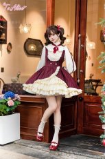 画像5: 【Last one】【ToAlice】L647ラブポエムスタンドフリルブラウス【30%OFF】 (5)