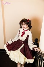 画像10: 【Last one】【ToAlice】L647ラブポエムスタンドフリルブラウス【30%OFF】 (10)