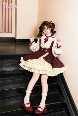 画像11: 【Last one】【ToAlice】L647ラブポエムスタンドフリルブラウス【30%OFF】 (11)
