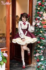 画像8: 【Last one】【ToAlice】L647ラブポエムスタンドフリルブラウス【30%OFF】 (8)