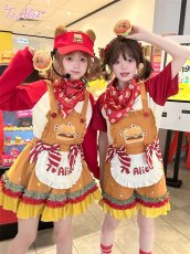 画像20: 【ToAlice】S3313 Bear's Hamburger Shop サンバイザー (20)