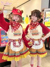 画像23: 【ToAlice】S3313 Bear's Hamburger Shop サンバイザー (23)