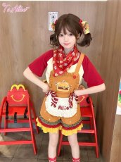 画像16: 【ToAlice】S3314 Bear's Hamburger Shop バンダナ (16)