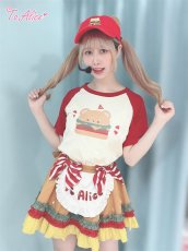 画像18: 【ToAlice】S3313 Bear's Hamburger Shop サンバイザー (18)
