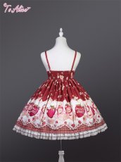 画像2: 【ToAlice】L1450 StrawberryAnimalジャンパースカート (2)